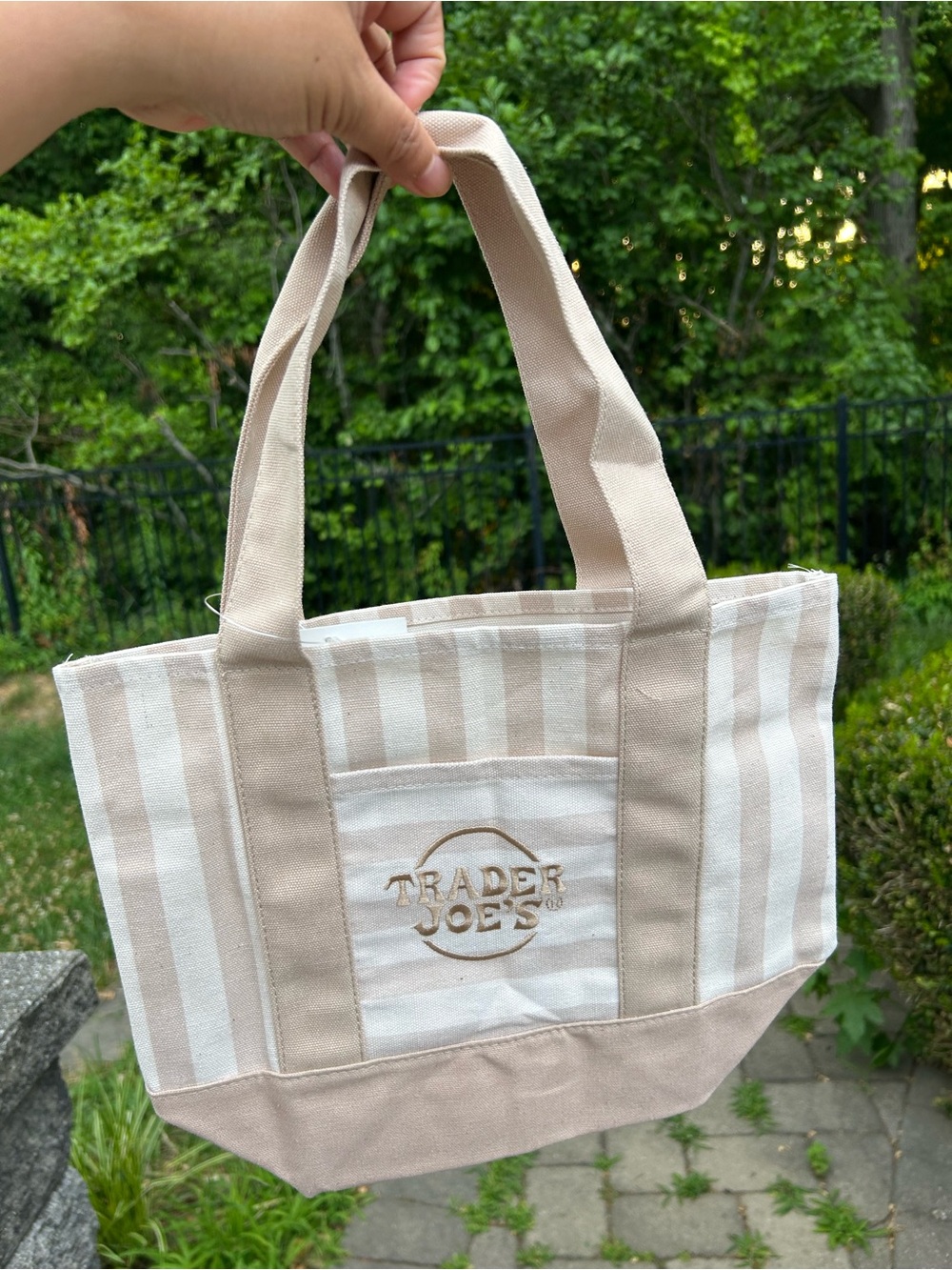 NWT Trader Joe’s mini tote bag